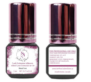 Black 1 Second Lash Extension Adhesive 5mL